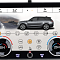 Сенсорная панель климата Range Rover Sport 2013-2017 - Carmedia ZF-5022 LCD/ЖК экран 10" без отверстия под CD