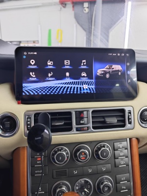 Магнитола для Range Rover 2005-2012 - Radiola RDL-1663-12 монитор 12.3", Android 12, 8+128Гб, CarPlay, SIM-слот