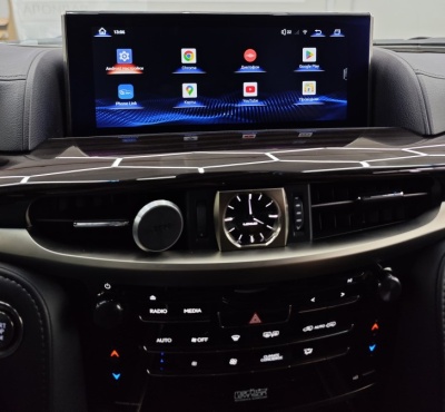 Магнитола андроид для Lexus LX570 2016+ и LX450d - Монитор 12.3", Android 13, 8Гб+128Гб, CarPlay, 4G SIM-слот