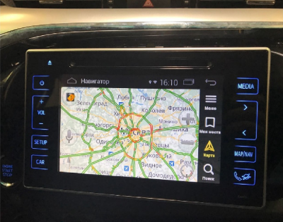 Навигационный блок Radiola RDL-03 для подключения к заводскому монитору Toyota Fortuner 2017+ на Android 12, 8-ЯДЕР и 8ГБ-128ГБ