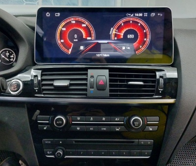 Магнитола BMW X3 (F25), X4 (F26) 2014-2017 NBT - Farcar BMW2008 монитор 12.3", Android 13, 8Гб+128Гб, CarPlay, 4G SIM-слот