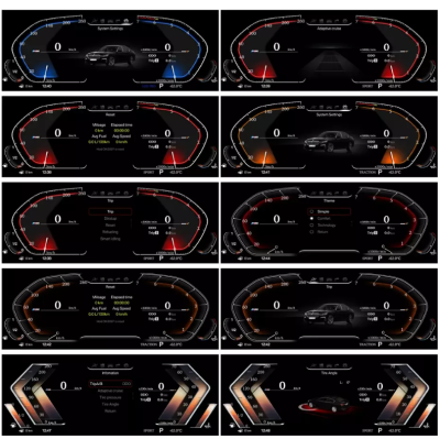 Цифровая панель приборов для для BMW 5/6/7 серии F01/F02/F03/F06/F07/F10/F11/F12/F13/F15/F16/F18/F25/F26 2010-2017 CIC NBT EVO RDL-1261