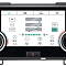 Сенсорная панель климата Land Rover Discovery 4 2010-2016 - Carmedia ZF-2010 с 7" экраном LCD/ЖК без отверстия под CD