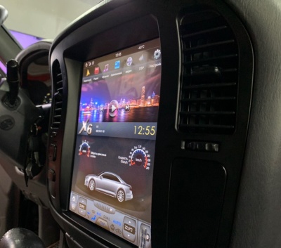 Магнитола для Toyota Land Cruiser 100 1998-2002 - Carmedia ZF-1268-Q6 ("Тесла-Стиль") Android 11, 8ГБ+128ГБ, SIM-слот