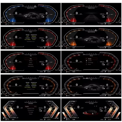 Электронная панель приборов для БМВ / BMW 1/2/X1/X2 F20/F22/F39/F48/F52 2013-2022 / RDL 1297