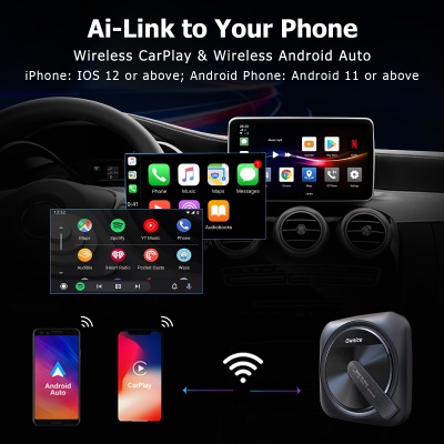 Ownice Auto Ai box OL-AI-A5 CarPlay Блок Android для штатной магнитолы на Android 11 c 4GB оперативной и 4G