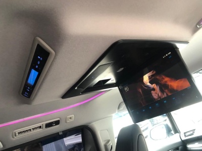 ПОТОЛОЧНЫЙ СМАРТ ТВ 15,6" С ЭЛЕКТРОПРИВОДОМ ERGO ER15AFL-AUTO ДЛЯ TOYOTA ALPHARD (1920X1080, ANDROID) ЧЁРНЫЙ