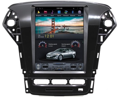 Магнитола для Ford Mondeo 2010-2015 - Carmedia ZF-1052A-Q6 ("Тесла-Стиль") Android 11, 8ГБ+128ГБ, SIM-слот