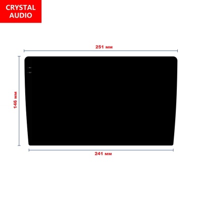 Автомагнитола RedPower 850 Crystal PROmax 16 Гб оперативной и / 512 Гб встроенной памяти / 10 дюймов