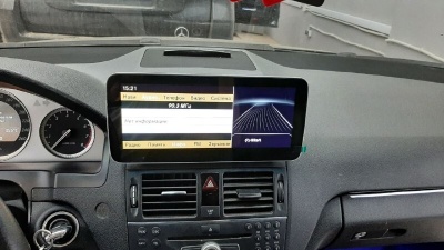 Магнитола для Mercedes-Benz C-класс (W204) 2007-2011 NTG 4.0 - Radiola RDL-7700 монитор 10.25", Android 12, 6Гб+128Гб, CarPlay, SIM-слот