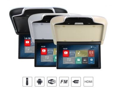 Потолочный Смарт ТВ 13,3" ERGO ER13AND (1920x1080, Android) серый/чёрный/бежевый