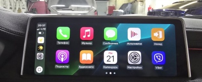 Блок CarPlay и Android Auto для BMW X6 (F16) 2014—2019 с мультимедиа системами MGU / NBT / NBT EVO — CarPlay BOX