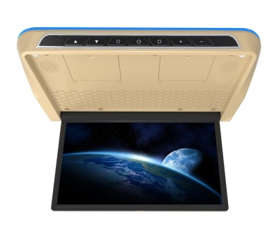 ПОТОЛОЧНЫЙ СМАРТ ТВ 17,3" С ЭЛЕКТРОПРИВОДОМ ERGO ER1760AT (1920X1080, ANDROID), БЕЖЕВЫЙ