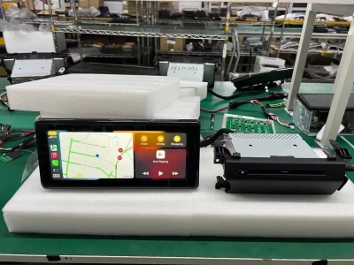 Магнитола андроид для Toyota Land Cruiser 300 (в штате экран климата снизу) - Carmedia ZH-T1210L монитор 12.3", Android 12, 8+128Гб, CarPlay, SIM-слот