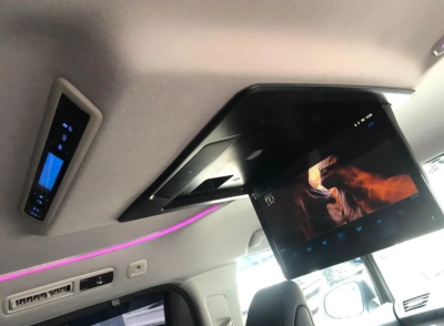 Потолочный Смарт ТВ 15,6" ERGO ER15AFL для Toyota Alphard (1920x1080, Android) черный