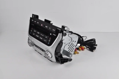 Магнитола c панелью климата и рестайлинг 2016+ панелями для Toyota Land Cruiser 200 2008-2015 - Carmedia DAFT-2769TS монитор 12.3" в стиле "Лексус", Android 10, 6Гб+128Гб, CarPlay, 4G SIM-слот