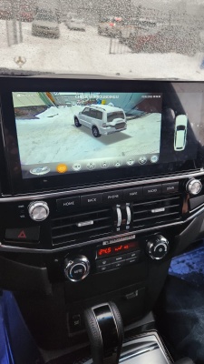 Система кругового обзора 360 для Mitsubishi Pajero 4 с регистратором 
