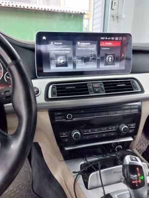 Магнитола BMW 7-серия (F01/F02) 2012-2015 NBT - Radiola RDL-1267 монитор 12.3", Android 13, 8Гб+128Гб, CarPlay, 4G SIM-слот