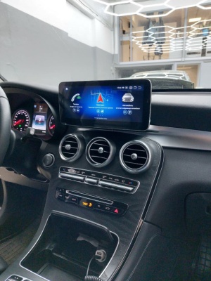 Магнитола для Mercedes-Benz C (W205), GLC (X253) 2014-2018 NTG 5.0/5.1 - Radiola RDL-7705 монитор 10.25", Android 13, 8Гб+128Гб, CarPlay, SIM-слот