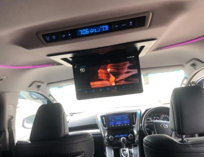 Потолочный Смарт ТВ 15,6" ERGO ER15AFL для Toyota Alphard (1920x1080, Android) черный