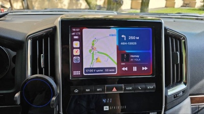 Блок CarPlay и Android Auto с навигацией для Toyota Land Cruiser 200 (2015—2021) — CarPlay BOX