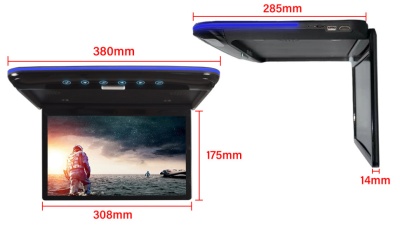 Потолочный монитор android / СМАРТ ТВ 13,3" ERGO ER1330AN_OLED (1920X1080, ANDROID) СЕРЫЙ