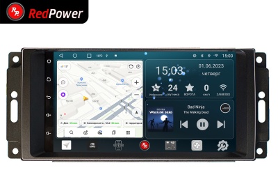 Магнитола для Jeep, Dodge, Chrysler 2006-2015 (207x98мм) - Redpower 71216 Android 10, ТОП процессор, 6Гб+128Гб, CarPlay, SIM-слот