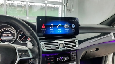 Магнитола для Mercedes-Benz CLS 2012-2013 NTG 4.5 - Radiola RDL-7711 монитор 12.3", Android 13, 8Гб+128Гб, CarPlay, SIM-слот