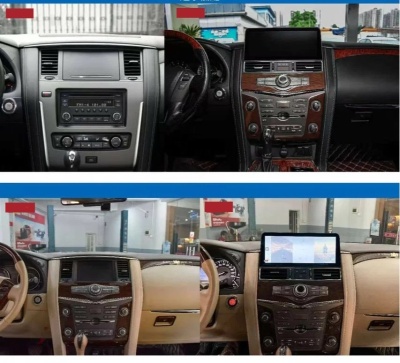 Монитор android для Infiniti QX56/QX80 2010-2019 (поддержка усилителя Bose, штатного 360 и мониторов) - Carmedia HP-N1230 Android 12, 8ГБ-128ГБ, SIM-слот, CarPlay, 2K
