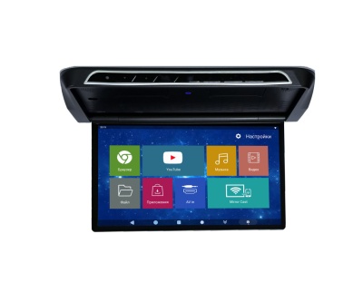 ПОТОЛОЧНЫЙ СМАРТ ТВ 17,3" С ЭЛЕКТРОПРИВОДОМ ERGO ER1760AT (1920X1080, ANDROID), ЧЕРНЫЙ