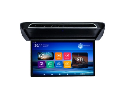 ПОТОЛОЧНЫЙ МОНИТОР / СМАРТ ТВ 15,6" С ЭЛЕКТРОПРИВОДОМ ERGO ER1560AT (1920X1080, ANDROID), ЧЁРНЫЙ