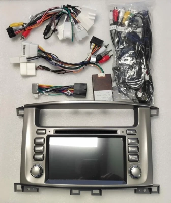 Магнитола для Toyota Land Cruiser 100 2002-2007, LX470 (экран климата снизу) - Carmedia MKD-7083-S10 Android 12, ТОП процессор, 4Гб+64Гб, CarPlay, SIM-слот