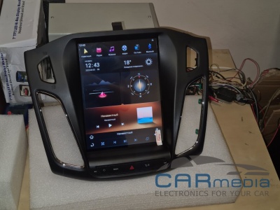 Магнитола для Ford Focus 3 2011-2019+ - Carmedia ZF-1003-Q6 ("Тесла-Стиль") Android 11, 8ГБ+128ГБ, SIM-слот