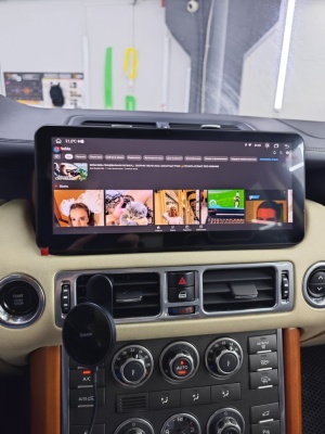 Магнитола для Range Rover 2005-2012 - Radiola RDL-1663-12 монитор 12.3", Android 12, 8+128Гб, CarPlay, SIM-слот