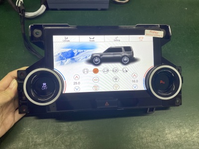 Сенсорная панель климата Land Rover Discovery 4 2010-2016 - Carmedia ZF-2010 с 7" экраном LCD/ЖК без отверстия под CD