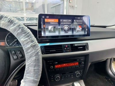 Магнитола для BMW 3-серия E90 2005-2013 (без штатного экрана) - Radiola RDL-1273 монитор 12.3", Android 13, 8Гб+128Гб, Carplay, SIM-слот