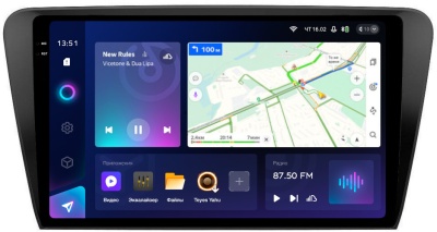 Штатная магнитола для Skoda Octavia A7 2013-2020 - Teyes CC3-2K QLed Android 10, ТОП процессор, 4G/LTE-SIM, 6-128
