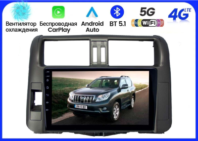 Штатная магнитола Mekede M6 Pro для Toyota Prado 150 2009-2013 - Qled, Android 12, ТОП процессор, 4/64, CarPlay, 4G/LTE-SIM