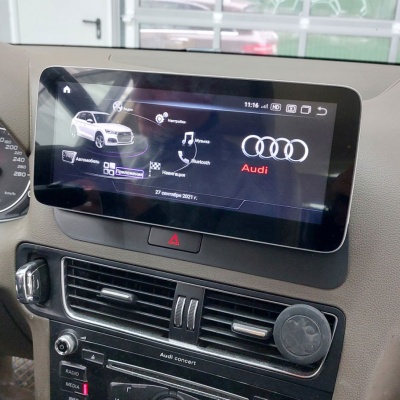 Магнитола Audi Q5 2008-2016 - Radiola RDL-8202MMI монитор 10" на Android 13, 8ГБ+128ГБ, Carplay, SIM-слот