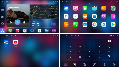 Магнитола для Toyota Land Cruiser 200 2016-2021 (отдельный экран климата) - FarCar XXL567/609M QLED+2K, Android 12, ТОП процессор, 8Гб+256Гб, CarPlay, 4G SIM-слот