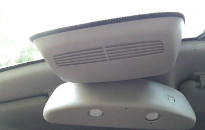 Штатный видеорегистратор для Mercedes-Benz GLK с ассистентом ближнего/дальнего света RedPower DVR-MBG2-G серый