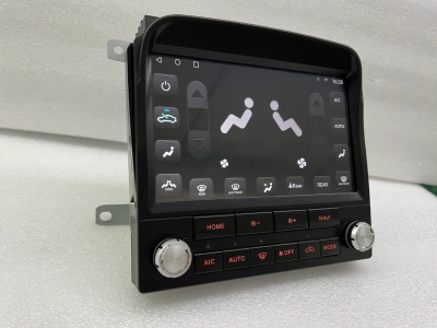 Магнитола для Toyota Land Cruiser 100, Lexus LX470 1998-2002 (климат на цветном экране) - Carmedia ZH-T1207 монитор 9", Android 13, 8Гб+128Гб, CarPlay, SIM-слот