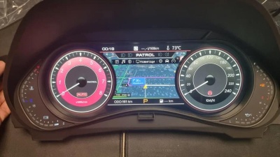 Электронная панель приборов для Infiniti QX80 / QX56 2010-2019 - Carmedia ZH-HL122 с LCD / ЖК 12.3" экраном QLED