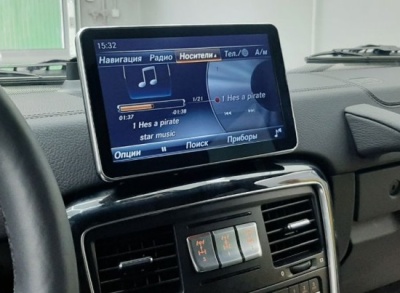 Магнитола для Mercedes-Benz G класс 2015-2019 - Radiola RDL-7706 монитор 8.4", Android 13, 8Гб+128Гб, CarPlay, SIM-слот