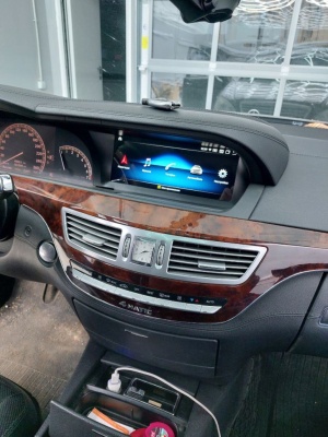 Магнитола для Mercedes-Benz S-класс (W221) 2005-2013, CL 2006-2014 - Radiola RDL-8250 монитор 10.25", Android 12, 8Гб+128Гб, CarPlay, SIM-слот