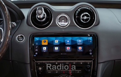 Магнитола android для Jaguar XJ 2015-2021 (HARMAN) - Radiola RDL-1669-H монитор 10.25" на Android 13, 8Гб+128Гб, CarPlay, 4G SIM-слот