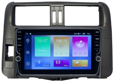 ШТАТНАЯ МАГНИТОЛА ДЛЯ TOYOTA PRADO 150 2009-2013 LETRUN 1863-5013 9 ДЮЙМОВ (КРУТИЛКИ) IN ANDROID 11 3+32 GB 8 ЯДЕР DSP