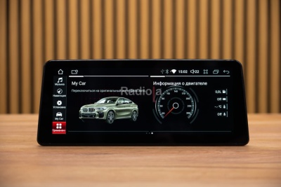 Магнитола для BMW 6-серия F06 2014-2018 NBT - Radiola RDL-1256 монитор 12.3" на Android 13, 8+128Гб, CarPlay, 4G SIM-слот