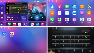 Магнитола в 9" рамку - FarCar BM855-2К на Android 13, монитор 9.5" QLED+2K, 4/32Гб, CarPlay, 4G SIM-слот