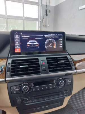 Магнитола для BMW X5 (E70), X6 (E71) 2010-2014 CIC - Radiola RDL-6225 монитор 10.25", Android 13, 8Гб+128Гб, CarPlay, 4G SIM-слот